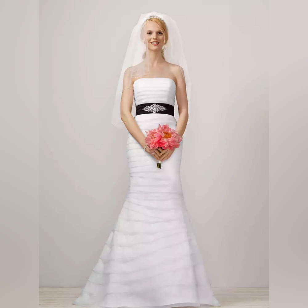 2-in-1 Strapless Bridal Gown – Ivory, Removable Skirt Mermaid Wedding Dress